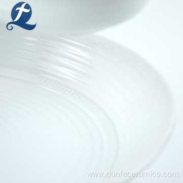 New Design White Ceramic Small Bowl With Shelf